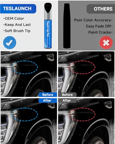 Mosaic Black/Ebony Twilight Metallic GB8/WA384A Touch Up Paint Pen Compatible with GMC– DIY Car Paint Scratch Repair Kit, Automotive Paints, Exact Color Match for Scratches, Rust & Chip Repair - color: Mosaic Black/Ebony Twilight Metallic