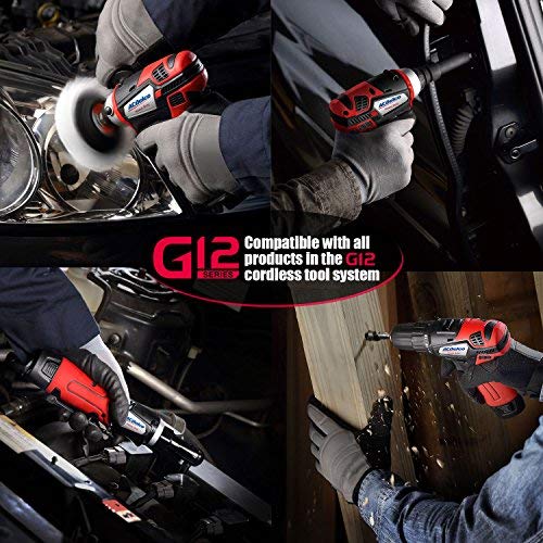 ACDelco ARW1209-K14 G12 Series 12V Li-ion Cordless 3/8” Rachet Wrench & Impact Wrench Combo Tool Kit