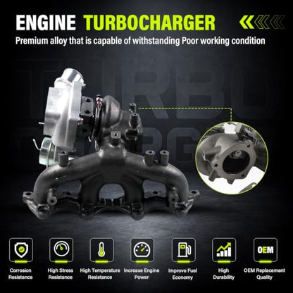 Turbo Turbocharger for 2014-2017 Hyundai Kia 2013-2017 1.6L - size: 28231-2B700