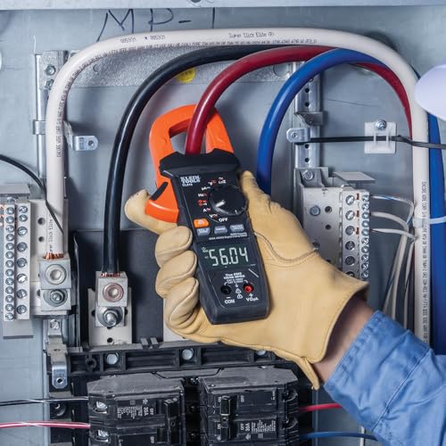 Klein Tools CL810 Digital Clamp Meter, 600A AC/DC Auto Ranging & Worklight - size: 1000V/600A