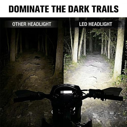 AnXin Dirt Bike Headlight for CRF250R CRF250F CRF450R CRF250L CRF450L XR650 - color: black