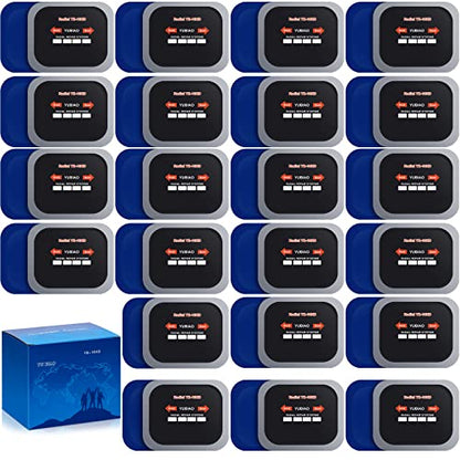 Tallew 60 Pcs Tire Patch Kit Heavy Duty Rubber, 2.56 x 3.15 Inch - size: 2.56 x 3.15 Inch