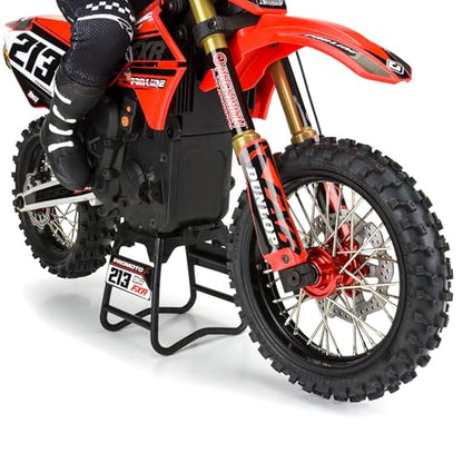 Pro-Line Racing 1/4 Pro-Spec Aluminum V2 Bead Front Wheel Assembled Black/Red Promoto-MX PRO283600T2