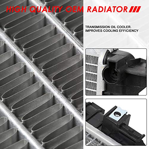 Auto Dynasty 2696 Radiator for 2004-2009 Mazda 3 2.0L 2.3L 23T AT - color: 04-09 Mazda 3 2.0L 2.3L 23T AT