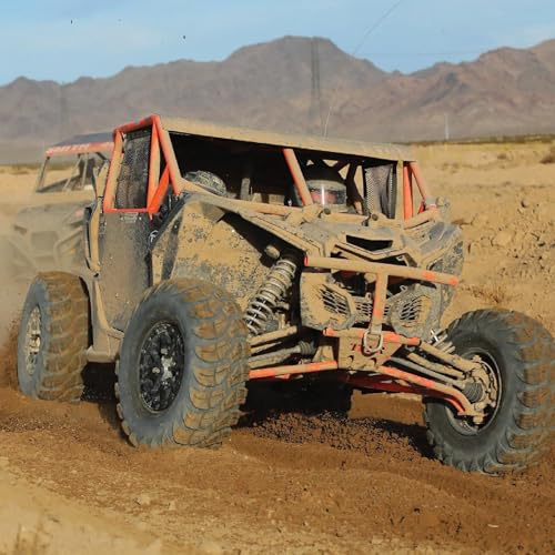MASSFX 25x8-12 Front ATV Tire 6-Ply Checkmark Tread 25x8x12 All-Terrain - size: 25x8-12 F