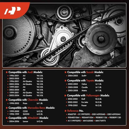 A-Premium Serpentine Belt 6-Rib 73.97 In