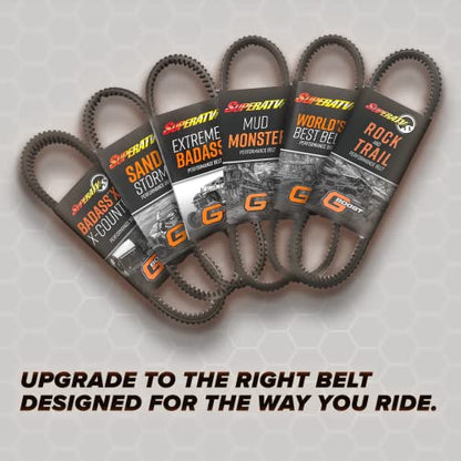 SuperATV Heavy-Duty Extreme Badass Drive Belt Compatible with 2016 Polaris RZR Turbo/RZR Turbo 4, Replaces OEM Part 3211186, Smooth Engagement, Extended Lifespan, Increased Shock Load Resistance - color: Extreme Badass, size: 2016