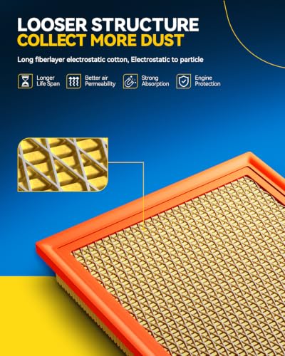 PHILTOP Engine & Cabin Air Filter for Nissan Sentra, Juke