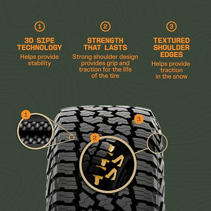 Cooper Discoverer Stronghold AT All-Terrain Tire, LT265/75R16, Set of 1 - size: 265/75R16