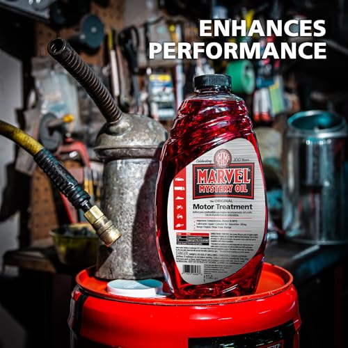 Marvel Mystery Oil 53436 Motor Treatment, Engine Oil & Fuel Treatment Additive, Cleans and Lubricates Fuel System, Prevents Leaks, Improves Engine Performance and Fuel Economy, 48 oz. (Pack of 2) - size: 48 Fl Oz (Pack of 2)