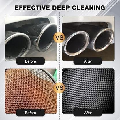 2PCS Catalytic Converter Cleaner Kit,Auto Parts Engine Cleaner,Fuel System Cleaner Pipe Carbon Removal Cleaner Treatment for Gas and Diesel Car