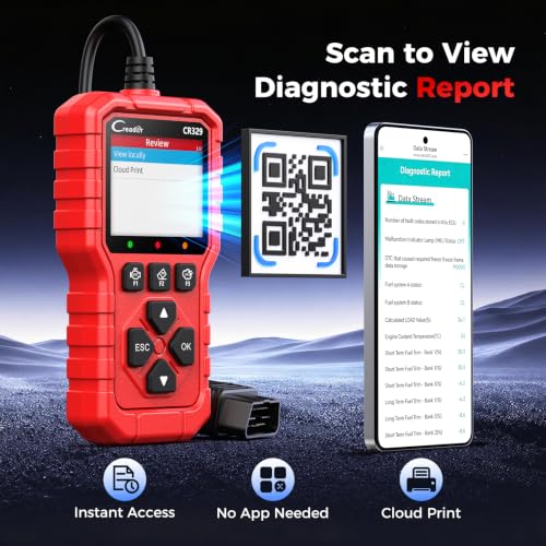 LAUNCH OBD2 Scanner CR329 Check Engine Code Reader, Read & Clear Codes