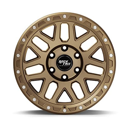 RockTrix RT110 20 inch Wheel 20x9 6x135, 12mm Offset, Matte Bronze - color: Matte Bronze, size: 20x9 -12mm offset