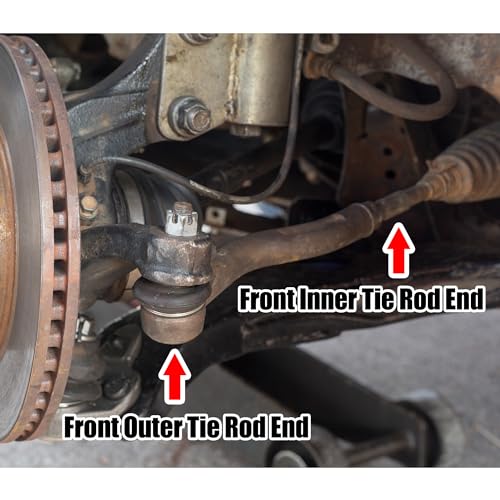 X AUTOHAUX Tie Rod Ends Links Tie Rod End ES800986 for Chrysler 300 11-19