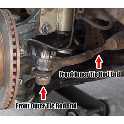 X AUTOHAUX Tie Rod Ends Links Tie Rod End ES800986 for Chrysler 300 11-19