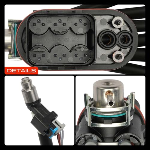 A-Premium 6 Cylinder Fuel Injector Assembly w/Bracket w/Return fuel system