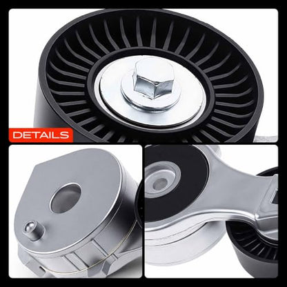 A-Premium Belt Tensioner Assembly with Pulley Compatible with Chevrolet