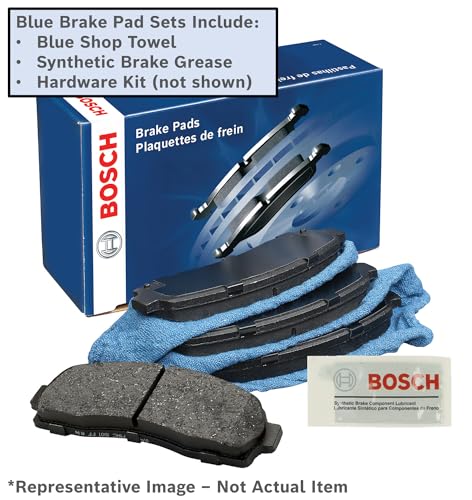 BOSCH BE964H Blue Ceramic Disc Brake Pad Set with Hardware - Rear