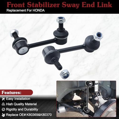2* K80369 K80370 Rear Sway Bar Link - Restore Rear Stability - color: 1*K80369 1*K80370, size: Sway Bar Link