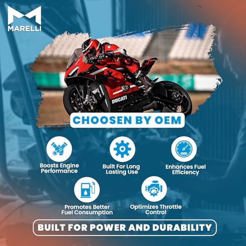 Magneti Marelli IWP-069 Fuel Injector High-Performance 480cc/min Flow Rate, 14.5 Ohms High Impedance, OEM Replacement for Ducati Superbikes, Mercruiser Marine Engines, and Harley-Davidson Motorcycles