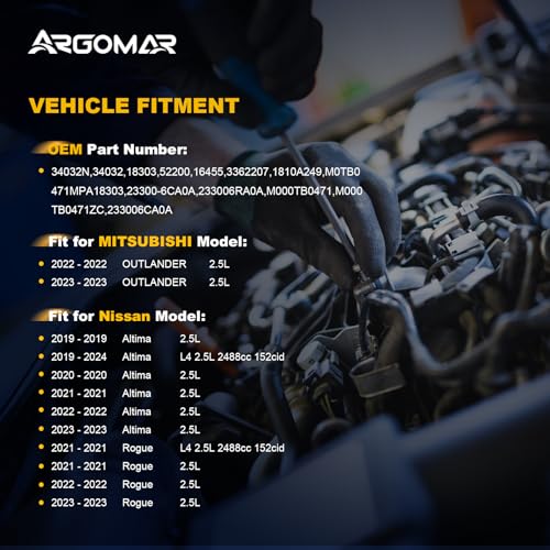 Starter for Nissan Altima (2019-2025), Rogue (2021), 2.5L L4
