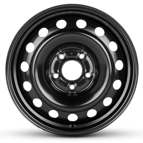 For 2003-2020 Mazda 3 16 Inch Painted Black Rim - OE Direct Replacement - Road Ready Car Wheel