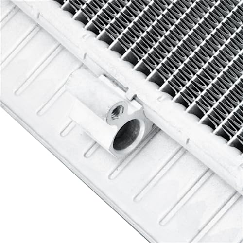 ALLOYWORKS Radiator Compatible with 2007-2015 Infiniti G37 G25 G35 Q60/ 2010-2020 Nissan 370Z 2.5L 3.5L 3.7L Crossflow Aluminum Radiators, Includes Condenser, OEM CU13004, 21460JK90B, NI3010227
