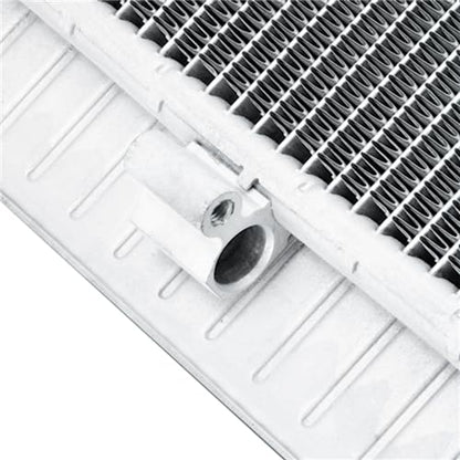 ALLOYWORKS Radiator Compatible with 2007-2015 Infiniti G37 G25 G35 Q60/ 2010-2020 Nissan 370Z 2.5L 3.5L 3.7L Crossflow Aluminum Radiators, Includes Condenser, OEM CU13004, 21460JK90B, NI3010227