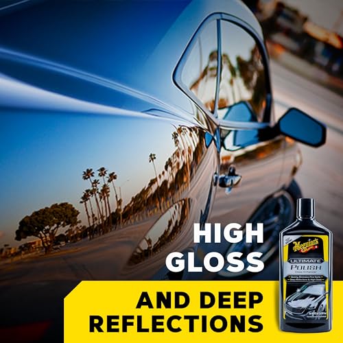 Meguiar's G19216EU Ultimate Car Polish Pre-Waxing Glaze 473ml. For deep reflections and maximum gloss - size: 15.99 Fl Oz (Pack of 1)