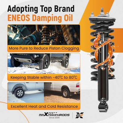 maXpeedingrods 2Pc Front Struts for 2005-2019 Nissan Frontier 4WD RWD - size: 2Pcs-Front Struts