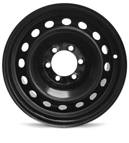 Wheel 17x7.5 in Steel Rim 6 Lug 139.7mm 14mm Offset 106mm CB| Powder-Coated Black finish Fits 2007-2014 Toyota FJ Cruiser | New OEM Replacement - 4261135330 - size: 17x7.5 - OEM Replacement