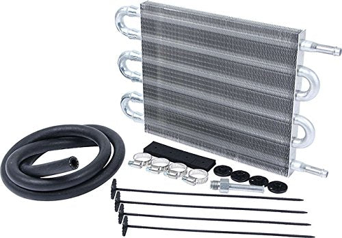 Allstar Performance ALL26704 12' Length x 7.5' High Universal Transmission Cooler Kit with 3/8' Barbed Fitting - size: 3/8 Inch