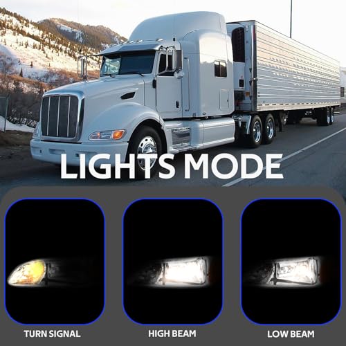 Headlight Assembly Fits for 2005-2016 Peterbilt 325 330 335 337 340 - color: Left/driver side
