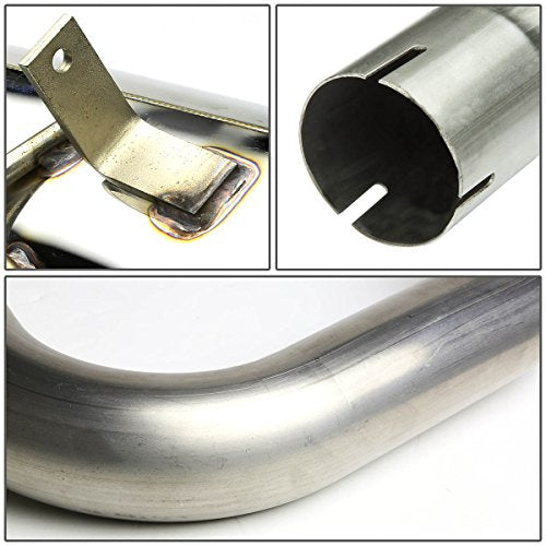 DNA Motoring CBE-CPTC99-NRT CBECPTC99NRT Stainless Steel Catback Exhaust System - color: Rolled