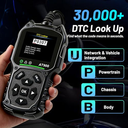 OBDII Scanner Car Engine Fault Code Reader Diagnostic Vehicle Scan Tool - color: AT900 Universal OBD II Scanner