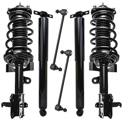 Detroit Axle - FWD 6pc Struts Kit for 2013-2017 Honda Odyssey Replacement - size: 6AS47220-V1/ strut shock sway kit