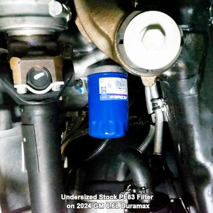 - Premium High-Efficiency Oil Filter (Tall) 114000750 Compatible with 2020+ GM 6.6L Duramax L5P (Replaces AC Delco PF26)
