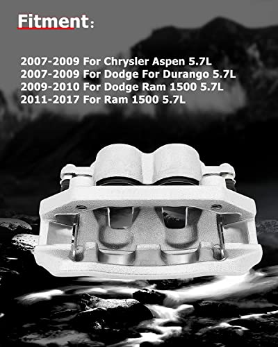 cciyu Front Left & Right Disc Brake Calipers w/Bracket 18B5054 18B5055 - size: Front[18B5054+18B5055]