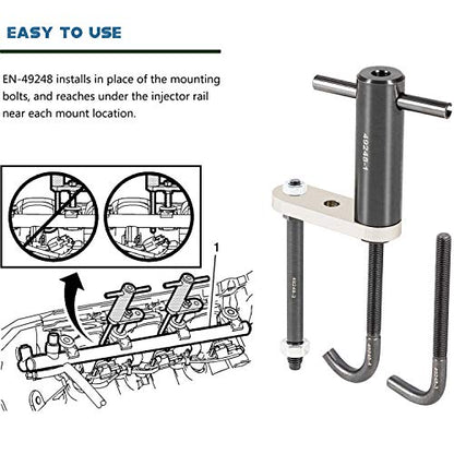 EN-49248 Injector Rail Assembly Remover Tool 6706 for Cadillac, Saturn, Pontiac and Chevrolet 27-214 Direct Injection Engines