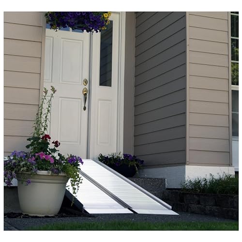 EZ-ACCESS Suitcase Singlefold Portable Wheelchair Ramp, 4 x 30 in - size: 4 Foot (Pack of 1), style: Standard
