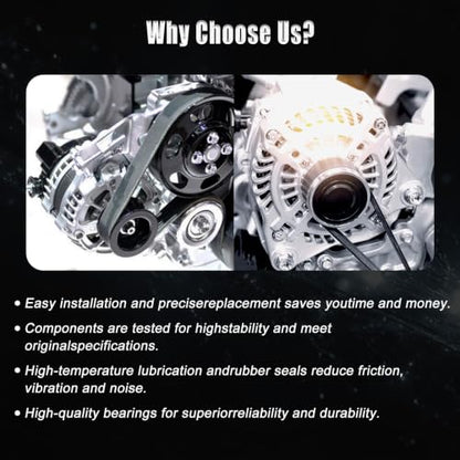 Alternator for 03-08 Vibe 1.8L,03-08 Corolla 1.8L 13878N - size: 13878N