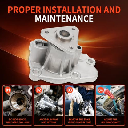AW6038 Engine Water Pump for Chrysler 200 Jeep Compass Journey - size: AW6038