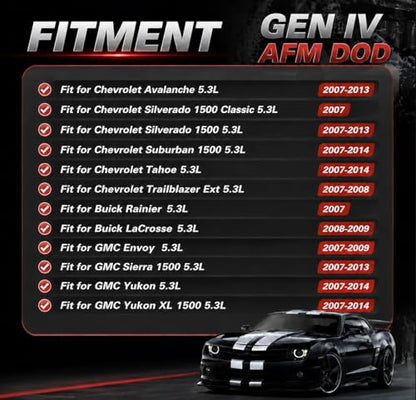 Gen4 5.3L LS AFM DOD Camshaft & Valve Lifters with Head Gasket Set - color: QH-DTB-GM5300-AFM-003