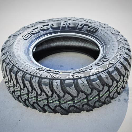 Accelera M/T-01 Mud Off-Road Light Truck Radial Tire-LT235/75R15 235/75/15 235/75-15 104/101Q Load Range C LRC 6-Ply BSW Black Side Wall