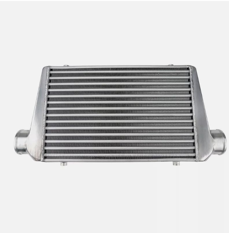 24"x12"x3" Aluminum Intercooler Universal+3" 8PCS Aluminum piping+Black hose kit