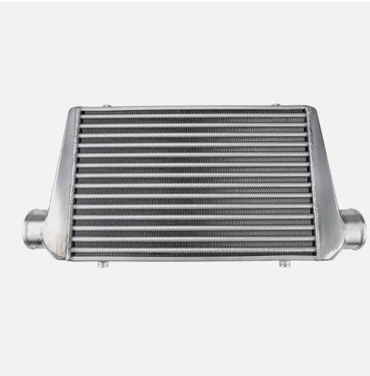 24"x12"x3" Aluminum Intercooler Universal+3" 8PCS Aluminum piping+Black hose kit
