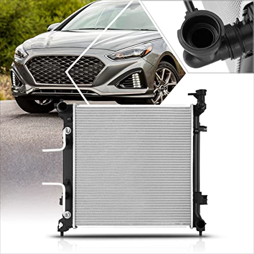 Factory Style Aluminum Core Radiator Compatible with 15-19 Sonata 2.0T/2.0 Hybrid DPI-13506 - color: 15-19 Honda Sonata 20T 2.0L Hybrid