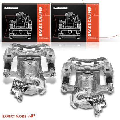A-Premium Rear Left and Right Side Disc Brake Caliper with Bracket