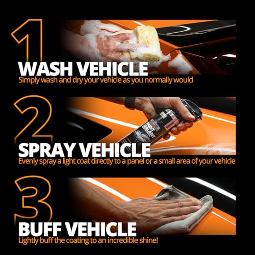 CERAKOTE® Rapid Ceramic Paint Sealant, Ceramic Coating for Cars, 14 oz - size: 14 Fl Oz (Pack of 1)