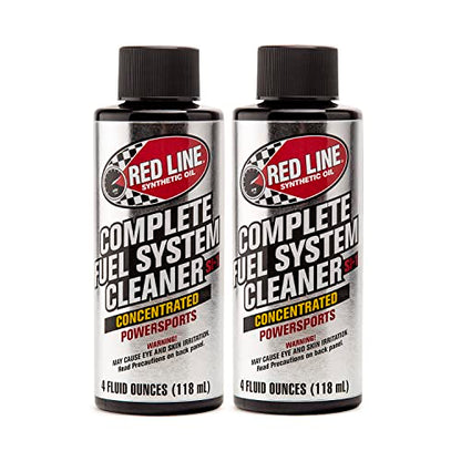Red Line 60102 Complete Powersports Fuel System Cleaner - 4 Ounces (2 Pack)